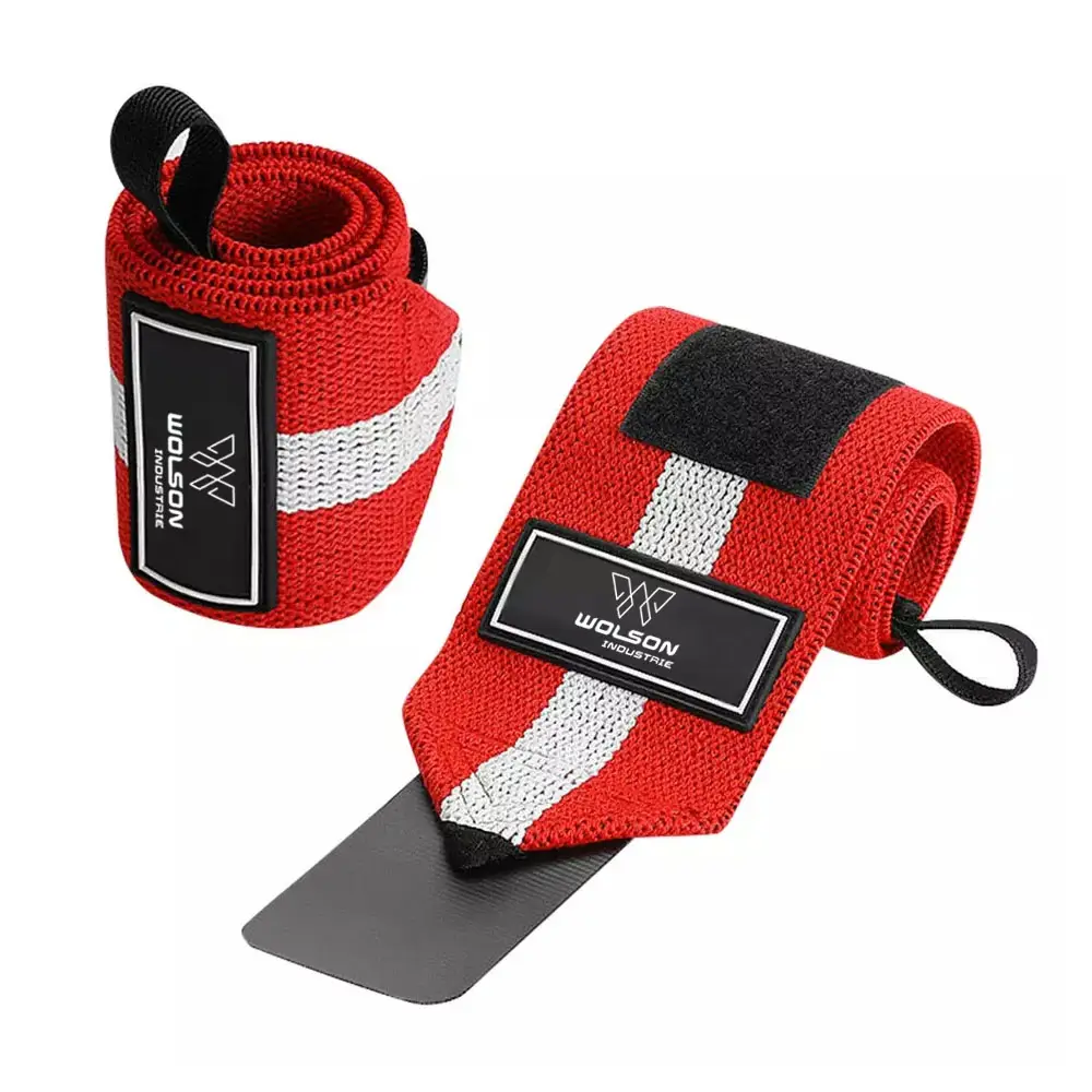 Hot Selling Custom Gym Power Lifting Wrist Support Wraps Weight Lifting Straps for Fitness wrist wraps weightlifting wrist wrap