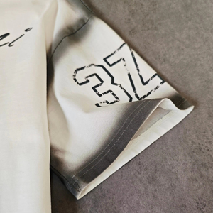 Streetwear 100% Cotton Heavy Weight 300gsm Breathable Character Dirty Washed Color <b>Spray</b> Dtg Print Oversized Fit Custom Graphic - Product Image 3