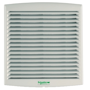 Per SCHNEIDER ELECTRIC NSYCVF38M48DPF ClimaSys Ventilazione Forzata IP54 38m³/h 48V DC Griglia di Uscita con Filtro G2 Industriale - Product Image 1