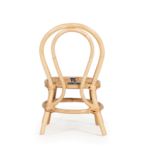 Silla de ratán para niños al por mayor con cojín blanco para hoteles, escuelas, uso en el exterior y en la sala de estar - Product Image 3