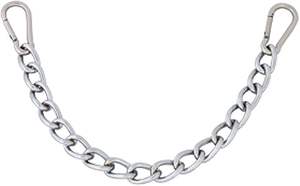 <b>Heavy</b> <b>Duty</b> Chrome Steel Clip Curb <b>Chain</b> for Horse Bits Wholesale Bulk Anti-Rust Equestrian Tack Accessory for Training & Riding - Product Image 4