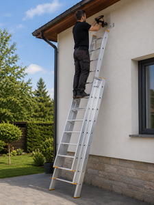 Escalera Extensible Triple de Aluminio EN131 de 150 kg de Capacidad, Marca Elbe Industry, para Uso Industrial en Almacenes, Turquía - Product Image 5