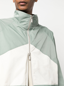 Chaqueta de chándal de nailon para hombre, conjunto de ropa de abrigo deportiva activa con estampado sólido, ropa de calle para correr al aire libre, cortavientos, venta al por mayor - Product Image 3