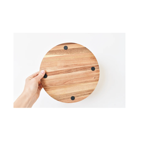 Tapis de dessous de plat en bois d'acacia massif naturel pour restaurant hôtel pour pièce de conception sculptée - Product Image 3