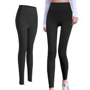 Leggings de Punto Elástico sin Costuras, Tela Suave, Pantalones de Yoga Ajustados, Levanta Glúteos, Cintura Alta, Leggings Scrunch para Mujer - Product Image 5