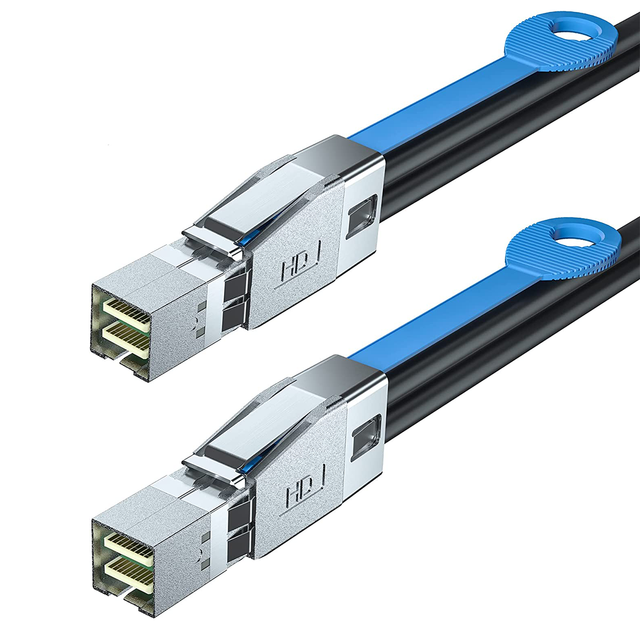 External Mini SAS HD SFF-8644 to Mini SAS SFF-8644 HD Cable for Hard Disk Server, SAN, Raid Card