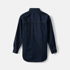 Chemises décontractées à bouton unique 100% coton Vietnam Qualité supérieure Manches longues ODM OEM Lavage enzymatique Respirant Chemise en denim pour hommes - Product Image 1