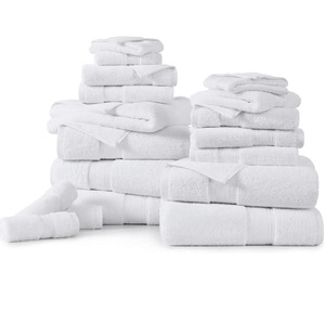 Serviette de bain personnalisée en gros pour hommes taille de couleur personnalisée et serviette de bain blanche 100% coton à usage hôtelier vente en gros serviette de bain douce pour hommes - Product Image 2