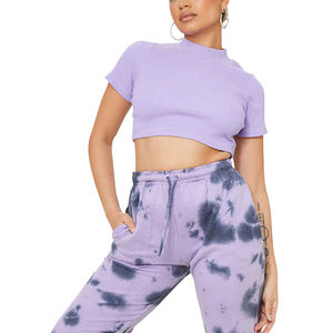 Pantalones Deportivos Vintage de Hip Hop para Mujer, Pierna Ancha, Lavado Ácido, Joggers, Estilo Urbano, Color Sólido, Moda Femenina - Product Image 5