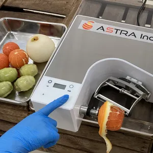 Dispositivo di risparmio di manodopera in acciaio inossidabile ad alta lavorazione yeild orange lemon peeler zester machine per pasta di marmellata di succo di frutta secca