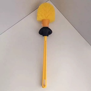 <span class=keywords><strong>Brosse</strong></span> de toilette pour le <span class=keywords><strong>nettoyage</strong></span> des toilettes, drainage rapide, design amusant, <span class=keywords><strong>nettoyage</strong></span> de la salle de bain, adapté à l'utilisation dans les toilettes, poils jaunes HH9-1247 - Product Image 1