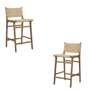 Silla comedor de ratán con asiento de tela estilo minimalista moderno para silla de salón precio al por mayor - Product Image 6