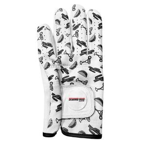 ถุงมือกอล์ฟหนัง Cabretta สำหรับผู้ชายและผู้หญิงถุงมืออุปกรณ์เสริมสำหรับเล่นกอล์ฟมือซ้ายระบายอากาศได้ดีปรับสีได้ตามต้องการ - Product Image 3