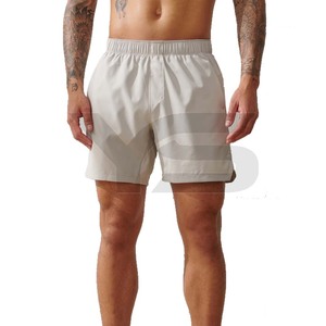 Short de sport d'été de haute qualité pour homme Tissu en maille à séchage rapide Logo brodé personnalisé Motif solide multicolore Style décontracté - Product Image 2