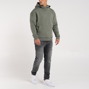 Sudaderas con capucha de lana de algodón orgánico 100%, Sudadera con capucha Lisa para hombre, sudaderas con capucha con estampado personalizado, ropa de calle para hombre, fabricantes personalizados - Product Image 2
