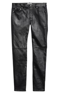 กางเกงหนังแกะแท้สำหรับผู้ชายกางเกงหนังแท้ดีไซน์ใหม่ - Product Image 6