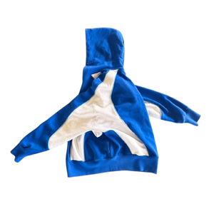 Sweat à capuche personnalisé en molleton coupe-vent 100 % coton brodé pour hommes et femmes, avec épaules tombantes et empiècements personnalisés, idéal pour l'hiver - Product Image 6