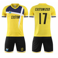 Tenues d'entraînement personnalisées avec logo sublimé, directement de l'usine, maillots de foot pour équipes, ensemble uniforme de foot pour hommes, short 100% polyester