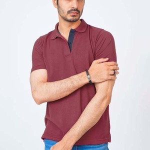 Polo en coton respirant à manches courtes pour hommes, avec logo imprimé personnalisé OEM, vêtements pour hommes, chemises grande taille pour hommes High Street - Product Image 2