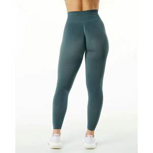 Mallas fruncidas transpirables de cintura alta para mujer con ajuste cónico para entrenamiento de verano y ropa deportiva - Product Image 5