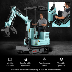 Mini-excavatrice efficace de 1 tonne avec moteur Kubota Z482, système de pilotage, chenilles, pour la location - Product Image 5