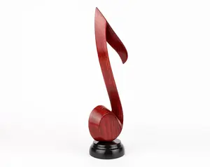 Sculpture de note de musique en bois de 11 pouces, cadeau musical, cadeau pour professeur de musique, cadeau pour amoureux de la musique, décoration musicale, cadeau pour musicien - Product Image 1
