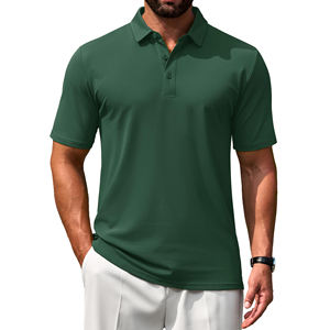 Polo de golf solide 2026 Nouveau design Manches courtes Décontracté Évacuation de l'humidité Jersey léger pour un usage quotidien Polos pour hommes - Product Image 4