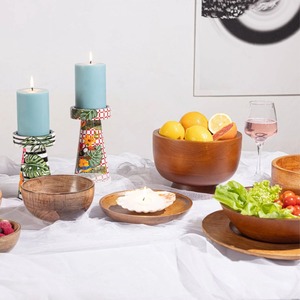 Nouveau bol de service en bois - Product Image 1