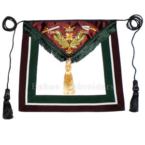 DELANTAL DE MIEMBROS DE LA REAL ORDEN DE ESCOCIA MASÓNICA-DELANTAL DE MASÓN-DELANTAL DE CONSTITUCIÓN INGLESA - Product Image 2