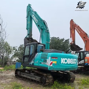 รถขุดตีนตะขาบ Kobelco SK210 มือสอง ขนาด 21 ตัน บุ้งกี๋ 1.2 ลูกบาศก์เมตร ของแท้จากญี่ปุ่น รถขุดขนาดใหญ่สำหรับงานก่อสร้าง ชั่วโมงการทำงานต่ำ ได้รับการรับรองมาตรฐาน CE - Product Image 2