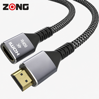 ZOGUO 4K câble d'extension HDMI HDMI 2.0 cordon d'extension mâle à femelle 18Gbps haute vitesse prend en charge 4K/60Hz 3D Full HD HDCP 2.2