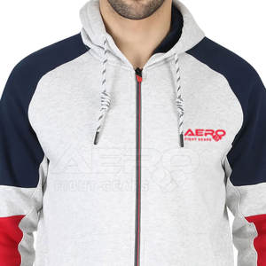 Chándal informal para hombre para trotar Super calidad 100% algodón cuello con capucha patrón sólido logotipo personalizado mejor precio para invierno - Product Image 5