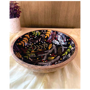 Personalized Handmade Wooden Serving Bowl Decorative Customized Wooden Serving Bowl Wooden Salad Bowl - Product Image 2