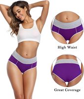 Culottes taille haute en dentelle pour femmes, en coton doux et extensible, sans couture, respirantes, écologiques, à maintien moyen, service OEM