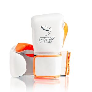 Guantes de Boxeo de Entrenamiento Profesional Personalizados, Cuero Genuino de Alta Calidad, Diseño Fly, Logotipo Personalizado, Tallas de Kick Boxing 12oz 16oz - Product Image 3