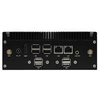 Mini PC Intel J6412 sin Ventilador N6E-W, 2/3/4 Puertos LAN, DDR4 16 GB, 4K HDMI, Mini PC de Cuatro Núcleos para Hogar/Oficina/Negocios