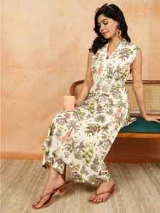 Premium Quality Long Kurti V Neck <b>Women</b> Ethnic Wear Elegant and Comfortable Design Factory Direct Wholesale - Product Image 3