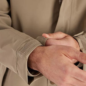 Veste coupe-vent unisexe légère, imperméable, respirante, avec fermeture éclair et imprimé, col roulé, pour les sports de plein air - Product Image 5