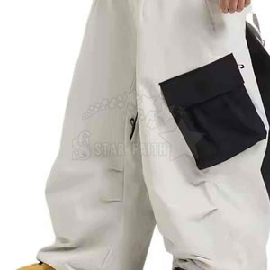 Pantalones de Esquí Casuales Ligeros y Fáciles de Usar, Estilo Invernal, Suaves, Cómodos, Transpirables, de Poliéster/Nailon, con Forro Cálido para Actividades en la Nieve - Product Image 2