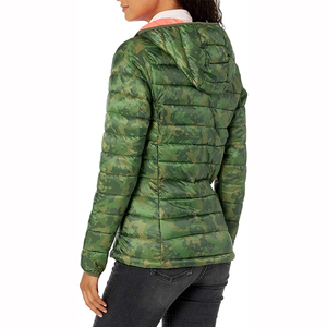 Chaqueta acolchada hecha a medida para mujer superventas, nuevo diseño, ajuste Regular, transpirable, impermeable, con cremallera, abrigo de invierno con capucha, algodón - Product Image 6