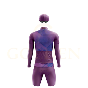 Tenue de cyclisme pour hommes avec design respirant, shorts et manches longues pour l'été - Prix de gros - Product Image 3