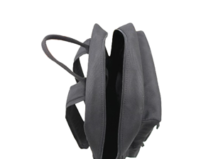 Venta al por mayor Unisex estilo bohemio mochila Casual elegante impermeable RFID portátil compartimento reciclado poliéster negro - Product Image 5