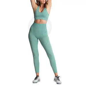 custom made new design fitness clothes seamless women set gym fitness and gym fitness sets workout breathable clothes for women