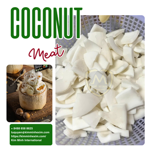 เนื้อมะพร้าวแช่แข็ง IQF สำหรับแปรรูปอาหาร แบบทั้งชิ้น หั่นเต๋า บด ผลิตจากเวียดนาม - Product Image 2