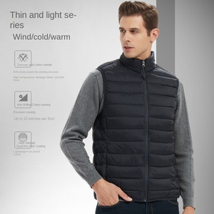 Chaleco de Plumón para Hombre, Chaqueta Ligera sin Mangas, Venta al por Mayor - Product Image 6