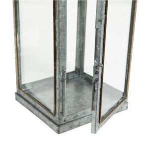 Portavelas de hierro gris antiguo, elegante, hecho en India, para decoración del hogar, hotel, restaurante, bodas, oficina, el más vendido. - Product Image 3