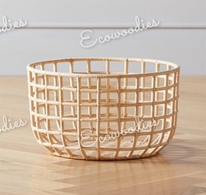 Cesta de mimbre de bambú antioxidante hecha a mano, ropa sucia tejida a mano, cesto de lavandería para la organización de la sala de estar - Product Image 4