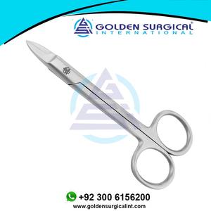 Ciseaux dentaires orthodontiques pour couronnes 4,5 pouces, cisailles dentaires |   Instruments dentaires pour prothèses dentaires sans dents, instruments pour couronnes - Product Image 3