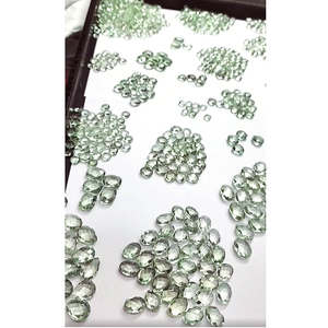 Alto 819PC Amatista verde natural 9x7 10x8 11x9 14x10 16x12mm Pera ovalada 8 9 10mm Cojín Corazón Briolette Cut 2520ct Lote Cuarzo - Product Image 6