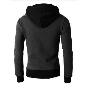 Nouveaux sweats d'hiver pour hommes à manches longues avec fermeture éclair, coupe classique, 100% coton polaire - Product Image 1